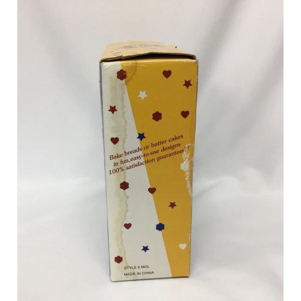 3 Fun‎ Shaped Batter Cakes Bread Baking Tubes Set Star Flower Heart Instructions